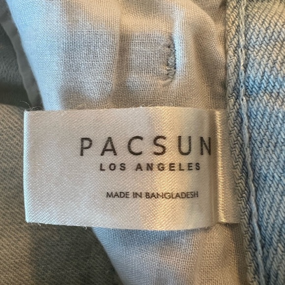 🩵 PacSun High Rise Festival Distressed Jean Shorts | Size 29 EUC - Picture 11 of 16